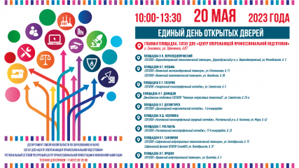 20 мая 2023 года - Единый день открытых дверей системы профессионального образования Смоленской области - фото - 1